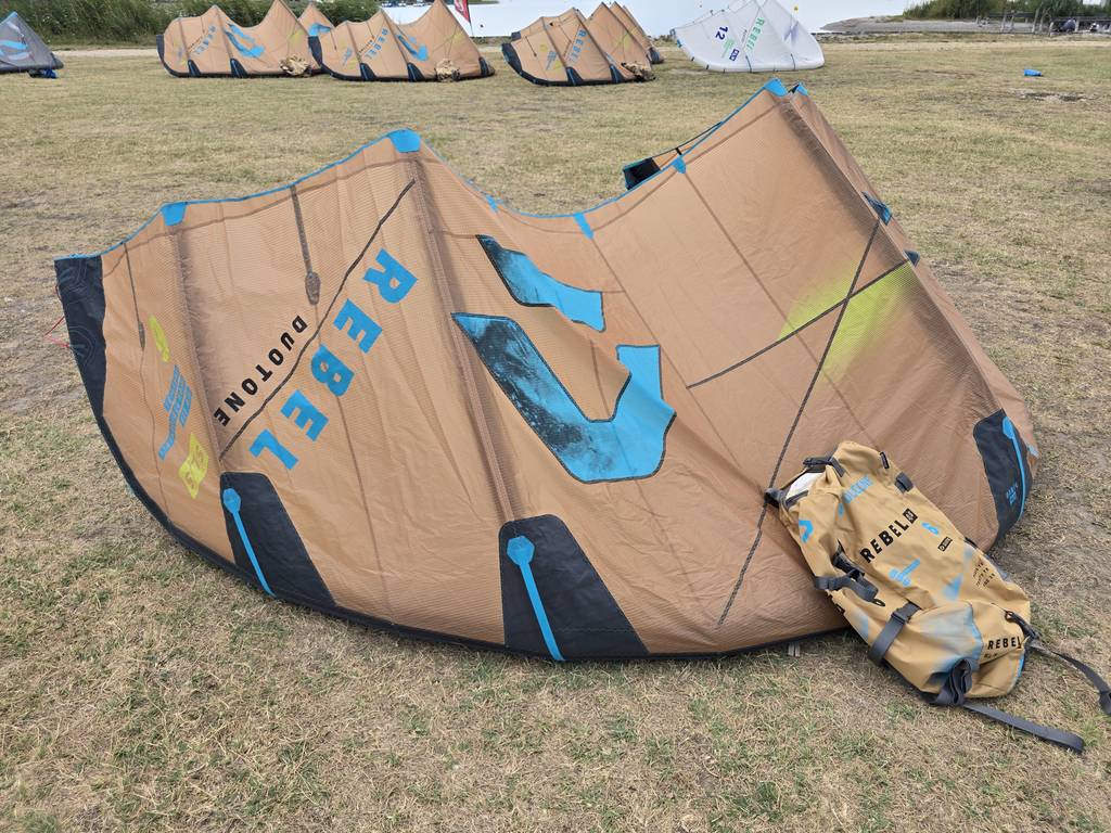 Gebraucht Duotone Rebel SLS 2026 Kite 6 m² Sand_Turpuoise_6