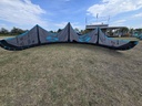 Gebraucht Duotone Evo SLS 2026 Kite 12 m² Dark Grey_Turquoise_4