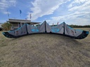 Gebraucht Duotone Evo SLS 2026 Kite 10 m² Dark Grey_Turquoise_4