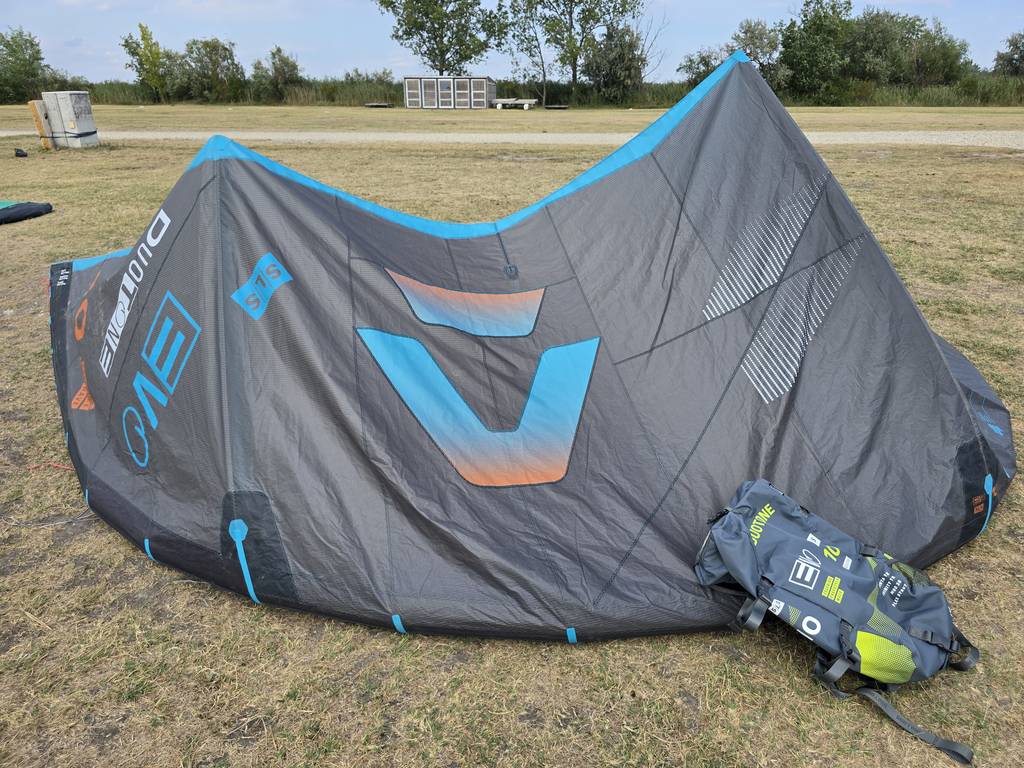 Gebraucht Duotone Evo SLS 2026 Kite 10 m² Dark Grey_Turquoise_6