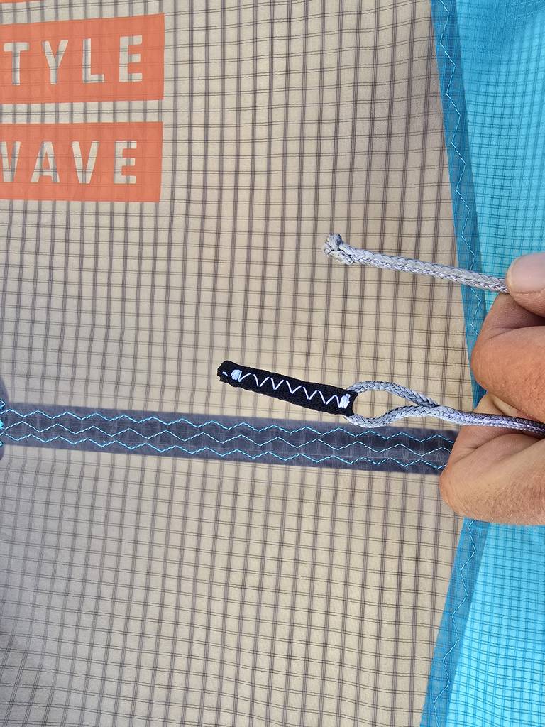 Gebraucht Duotone Evo SLS 2026 Kite 8 m² Dark Grey_Turquoise_3