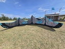 Gebraucht Duotone Evo SLS 2026 Kite 8 m² Dark Grey_Turquoise_4