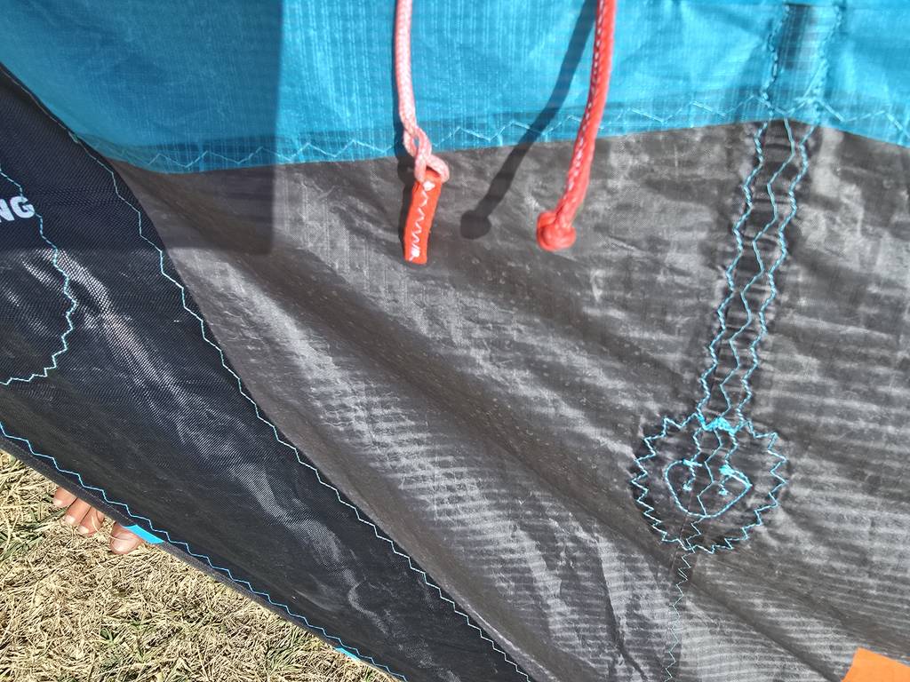 Gebraucht Duotone Evo SLS 2026 Kite 7 m² Dark Grey_Turquoise_5
