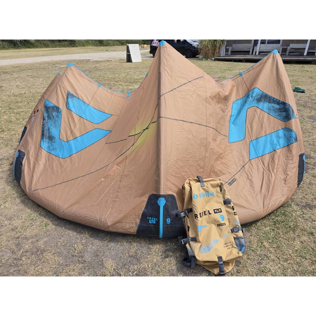 Gebraucht Duotone Rebel SLS 2026 Kite 9 m² Sand/Turpuoise 01