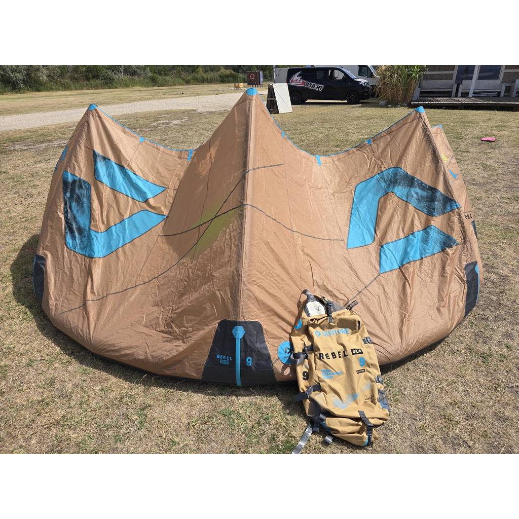 Gebraucht Duotone Rebel SLS 2026 Kite 9 m² Sand/Turpuoise 02